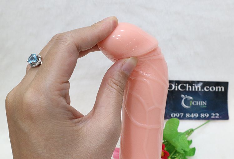 Dương vật giả giống thật Silicone mềm giá rẻ có rung