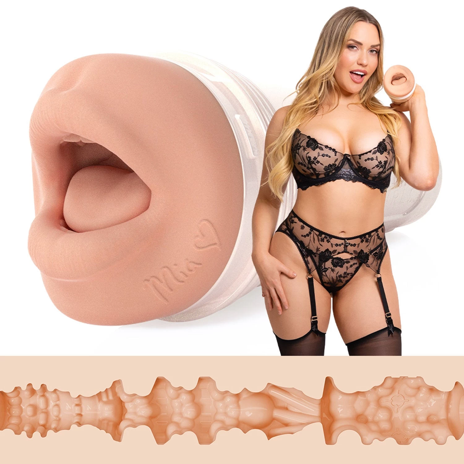 Đèn pin thủ dâm người mẫu Mia Malkova