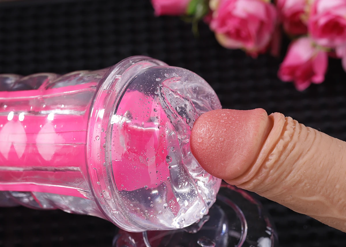 Lumino Play Glow Pink trong suốt, mô phỏng chân thực âm đạo