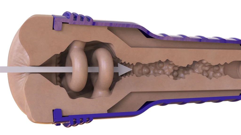 Những đường gân làm từ silicon bên trong hậu môn vừa ôm khít