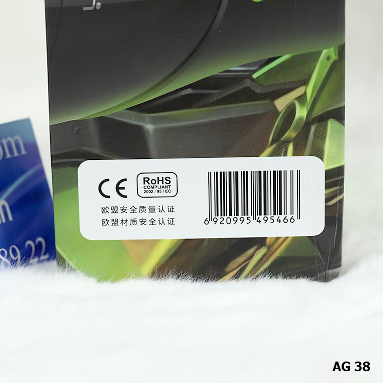 Mã vạch + chứng chỉ RoHS đạt tiêu chuẩn quốc tế