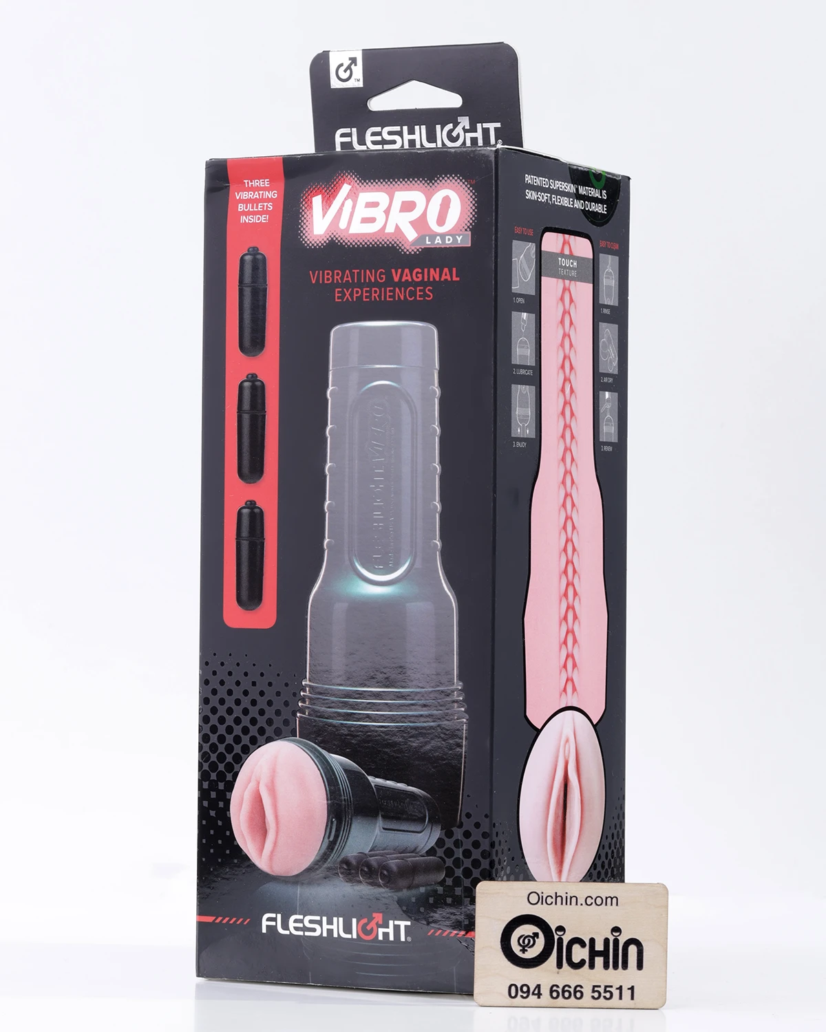 Âm đạo giả cao cấp có rung Fleshlight Vibro chính hãng