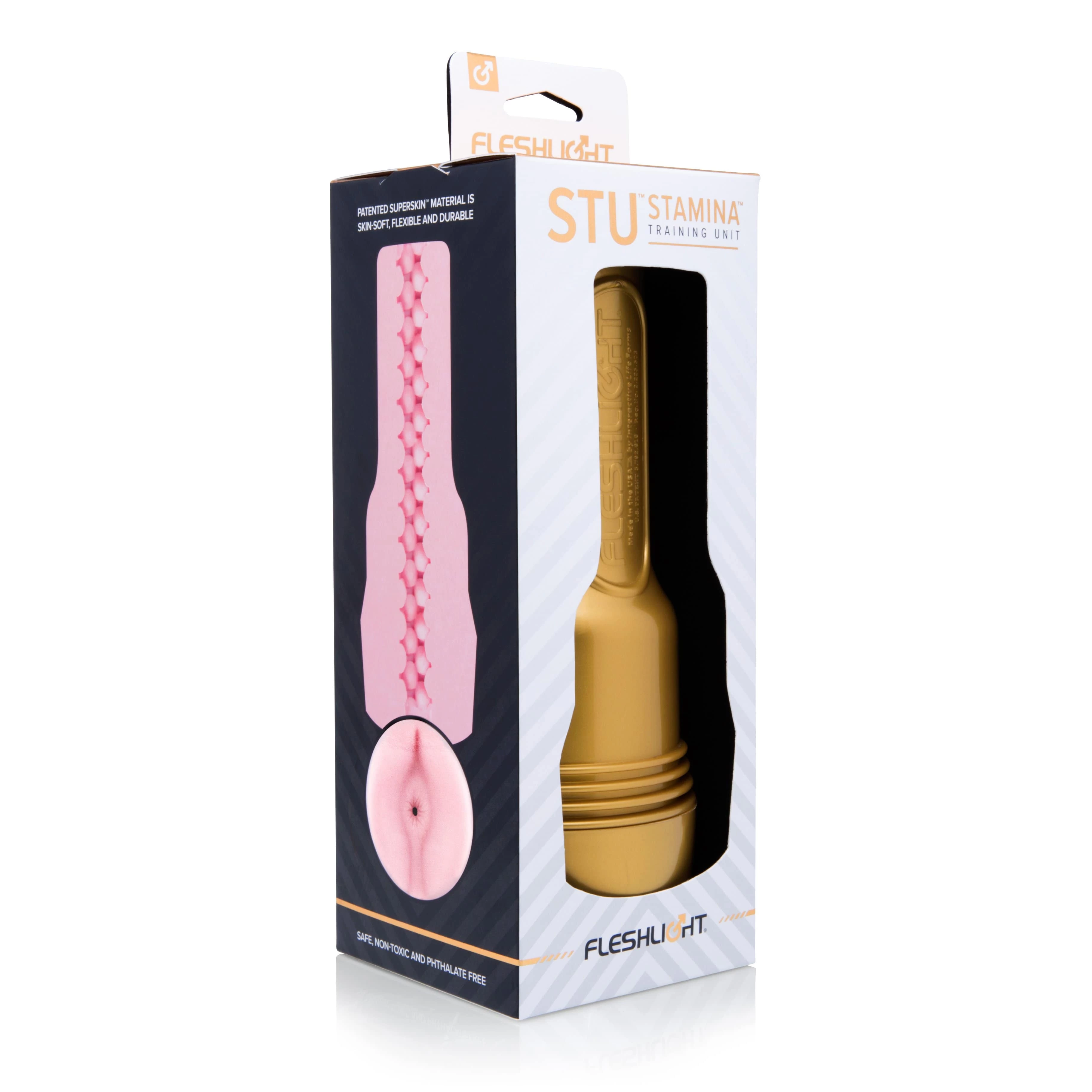 Fleshlight Pink Butt Stamina Training Unit vỏ hộp