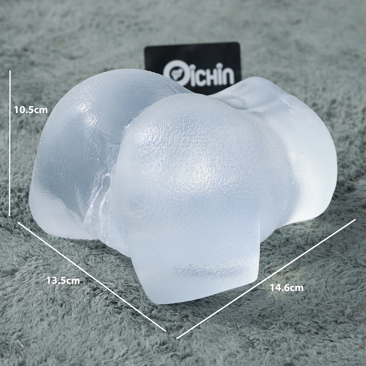 Ảnh thông số kích thước của Mông giả trong suốt Mizzzee