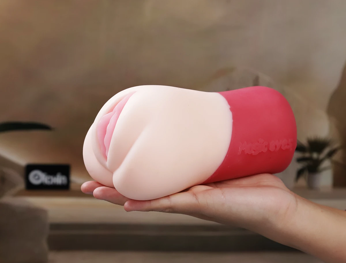 Âm đạo giả Magic Eyes Uterus MoonShot cầm tay với thiết kế mềm mại