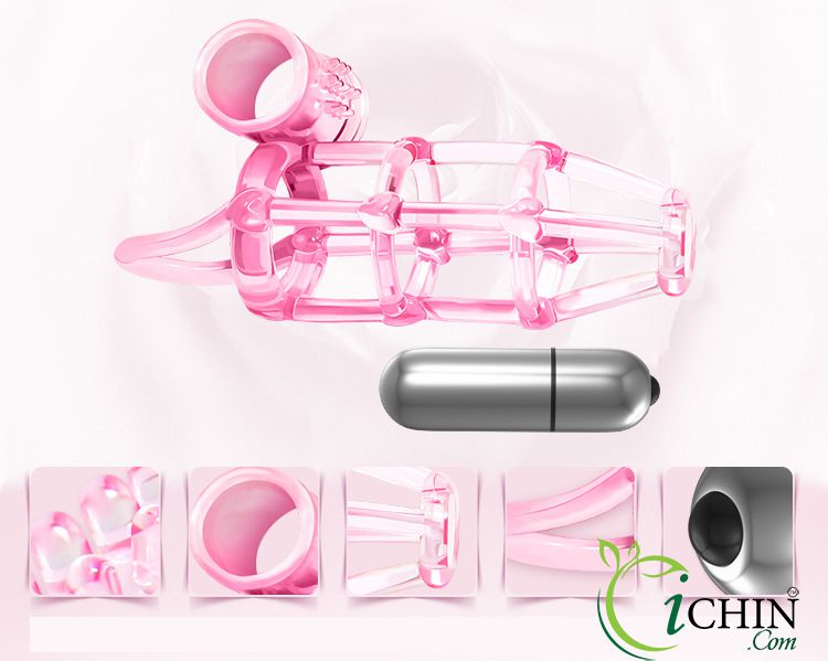 Bao cao su dạng lưới đôn dên quai đeo có rung