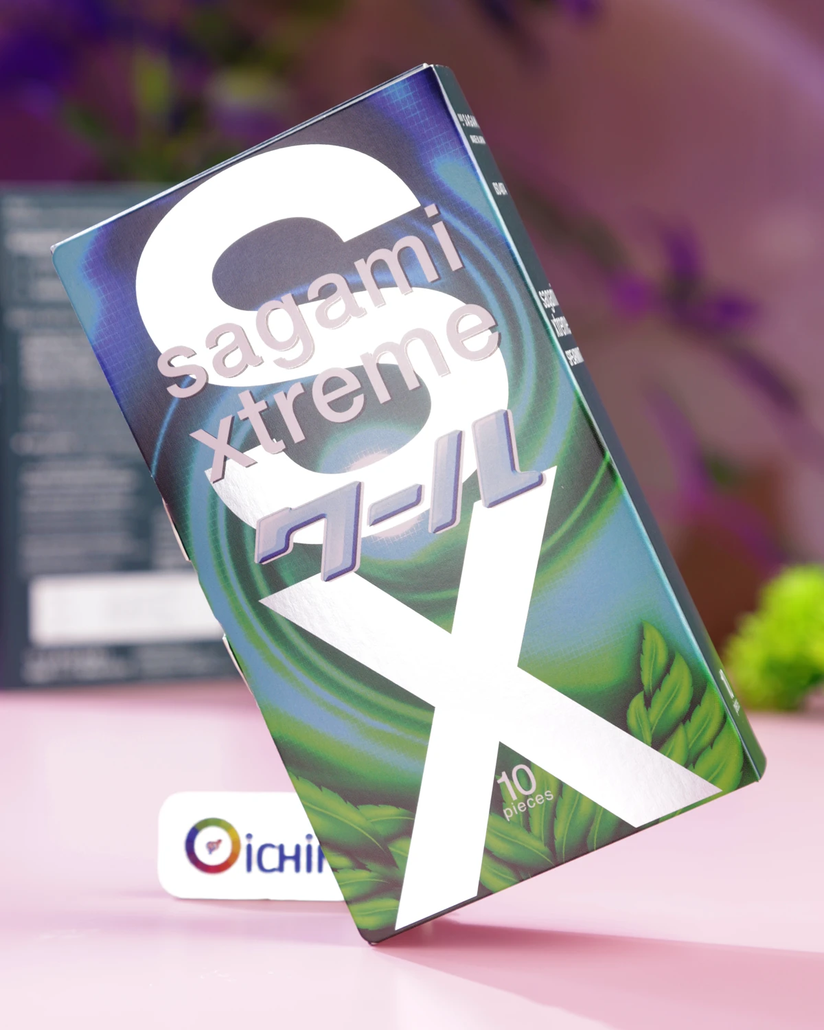 Bao cao su Sagami Xtreme Amino Gold Spearmint hộp 10 chiếc hiển thị toàn bộ bao bì