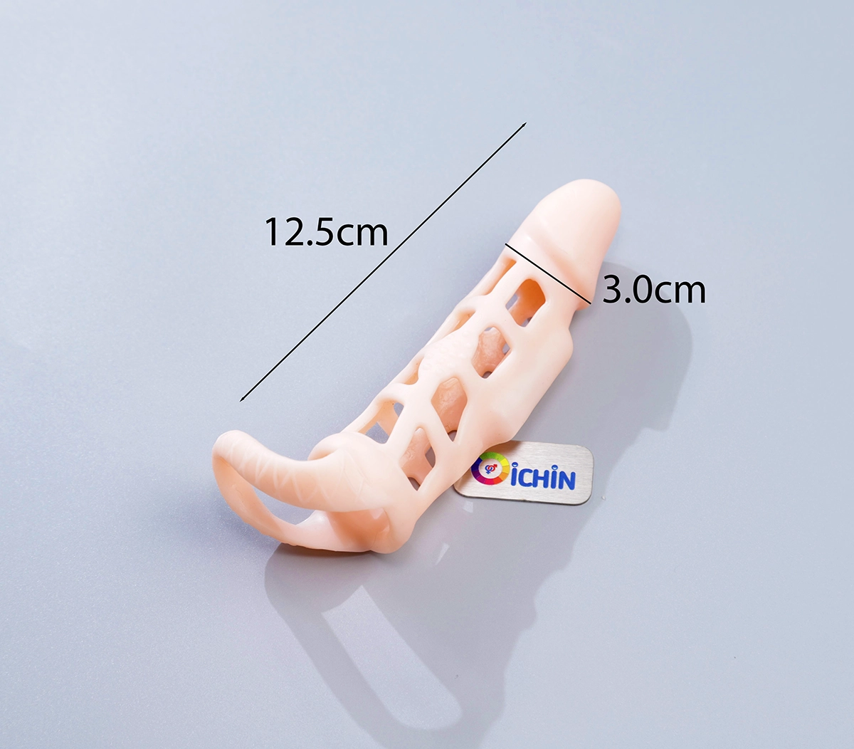 Ảnh thông số kích thước của Bao cao su dạng lưới Men Extension