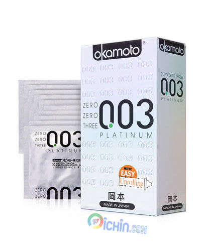 Okamoto Unrolling 0,03mm Hộp 10 cái