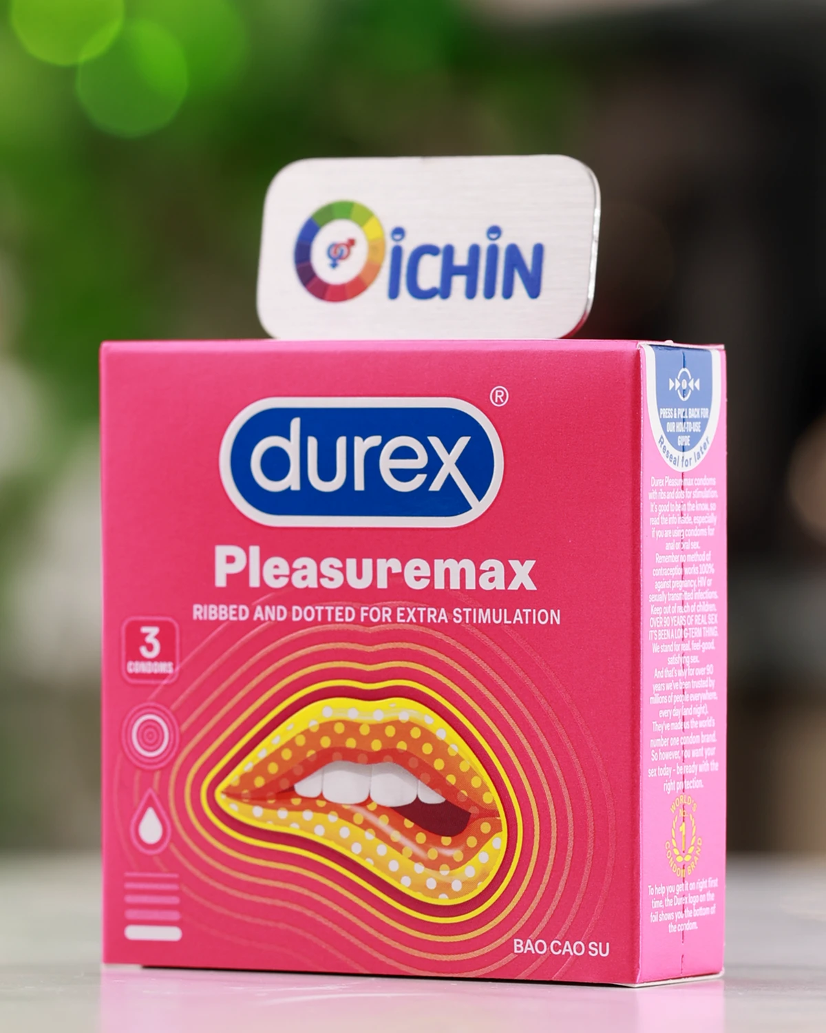 Durex Pleasuremax hộp 3 cái