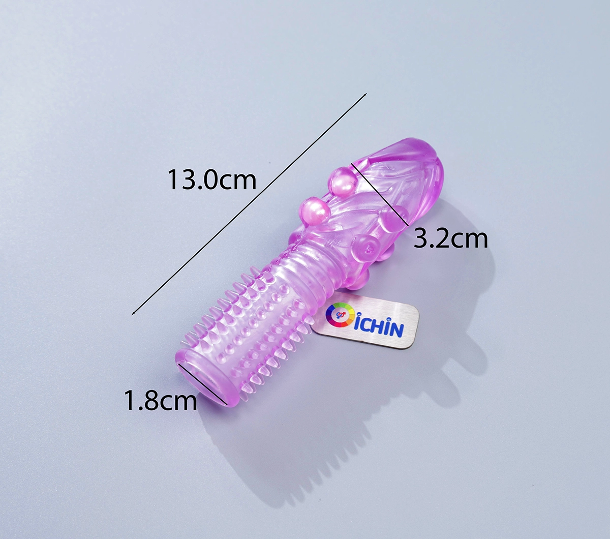 Ảnh thông số kích thước của Bao cao su silicone đôn dên có bi gai