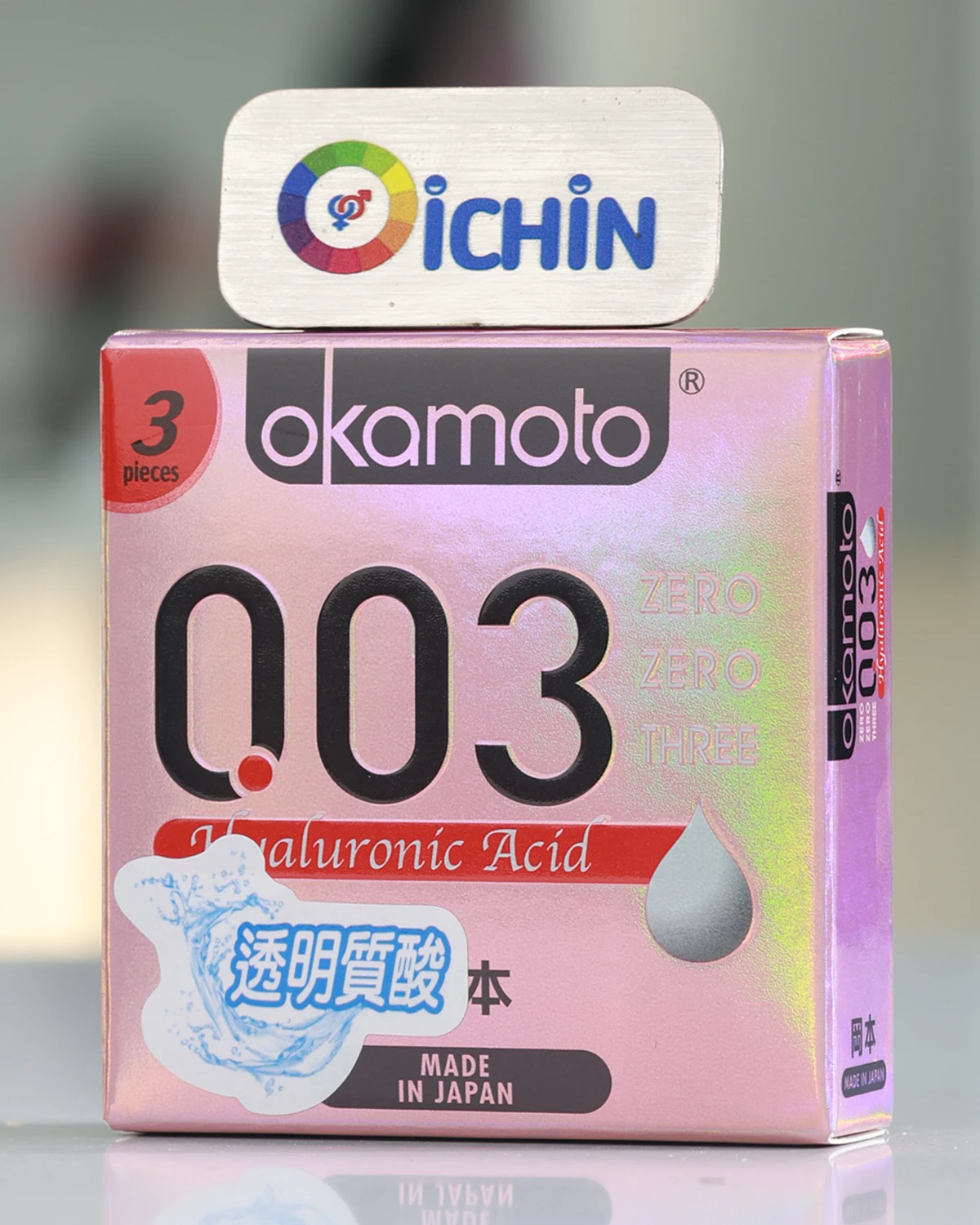 Okamoto Hyaluronic Acid 003 hộp 3 chiếc