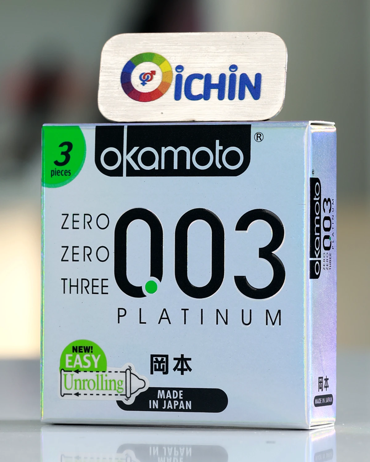 Okamoto Zero Zero Three Premium hộp 3 chiếc
