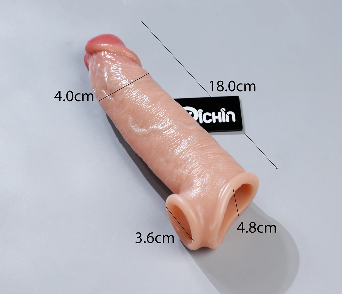 Ảnh thông số kích thước của Bao đôn tăng kích thước có quai đeo ManMiao W22-1