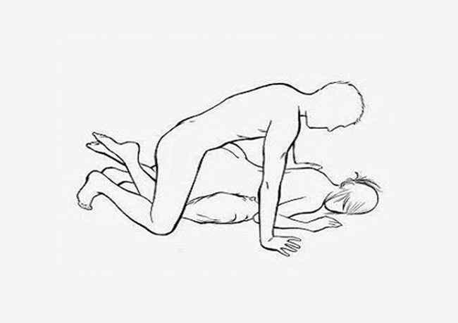 Tư thế con rùa giúp việc quan hệ tình dục hậu môn thêm thú vị