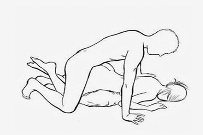 Tư thế doggy kiểu rùa