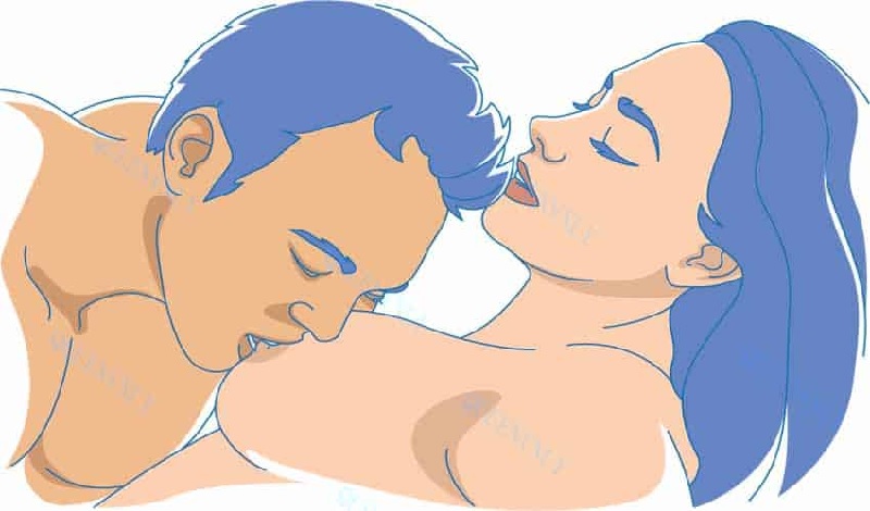 thưởng thức cặp gò bông bằng miệng