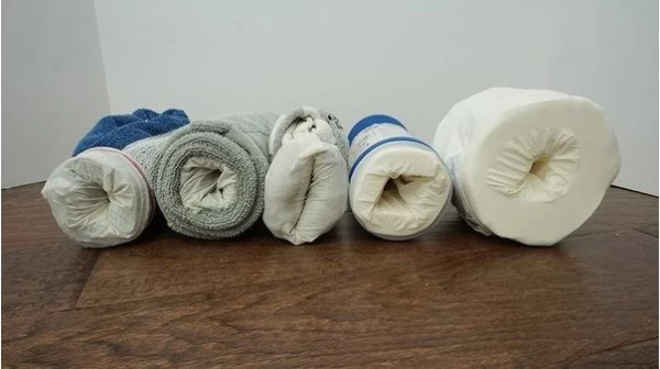 Làm bằng khăn bông