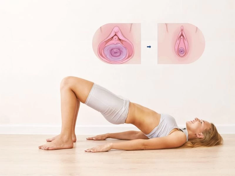 Vùng kín săn chắc sau luyện tập Kegel