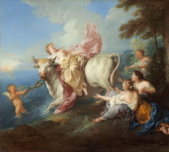 Tác phẩm nghệ thuật khắc họa một trong những cuộc tình của Thần Zeus