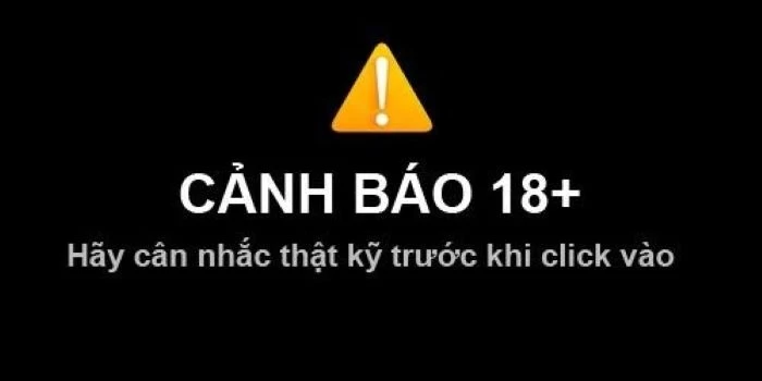 Cảnh báo nội dung 18+ trên internet