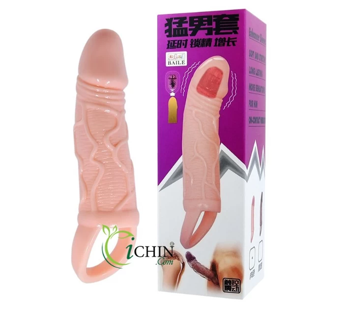 Bao cao su đôn dên Men Extension có rung, vừa tăng kích thước vừa an toàn cho bạn tình