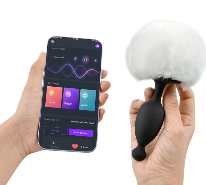 Logo và các dòng máy rung kết nối app của thương hiệu Magic Motion