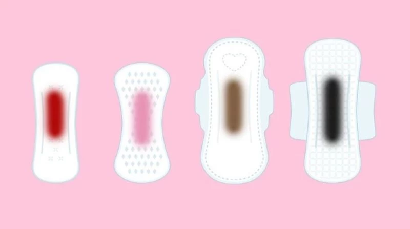 Chu kỳ kinh nguyệt ở nữ giới có màu lạ