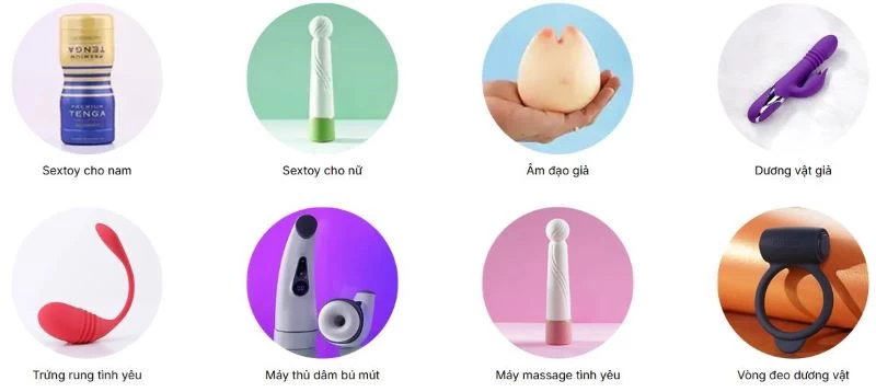 Rất nhiều dòng sextoy thích hợp để cặp đôi chọn đổi gió