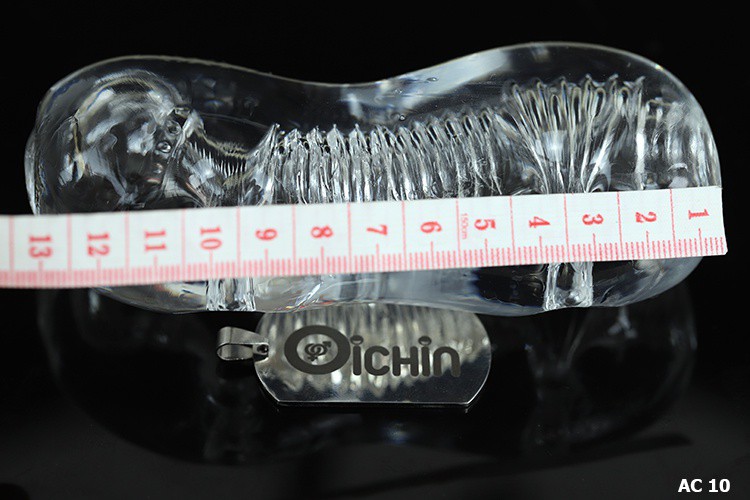 cốc thủ dâm trong suốt có chiều dài phù hợp với nam giới Việt