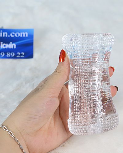 Cốc thủ dâm trong suốt 2 đầu