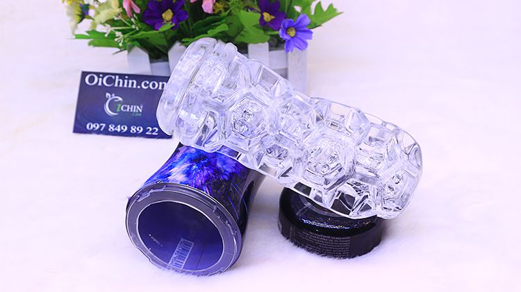 Cốc thủ dâm trong suốt Loveaider silicon mềm mịn, đàn hồi, co giãn tốt