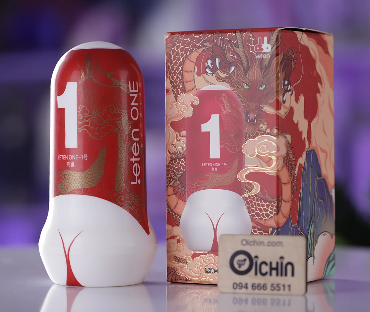 Leten One Leten One màu đỏ cùng hộp màu