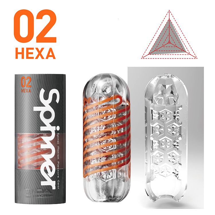 cốc tình yêu Tenga Spinner 02 HEXA thủ dâm sung sướng mãnh liệt