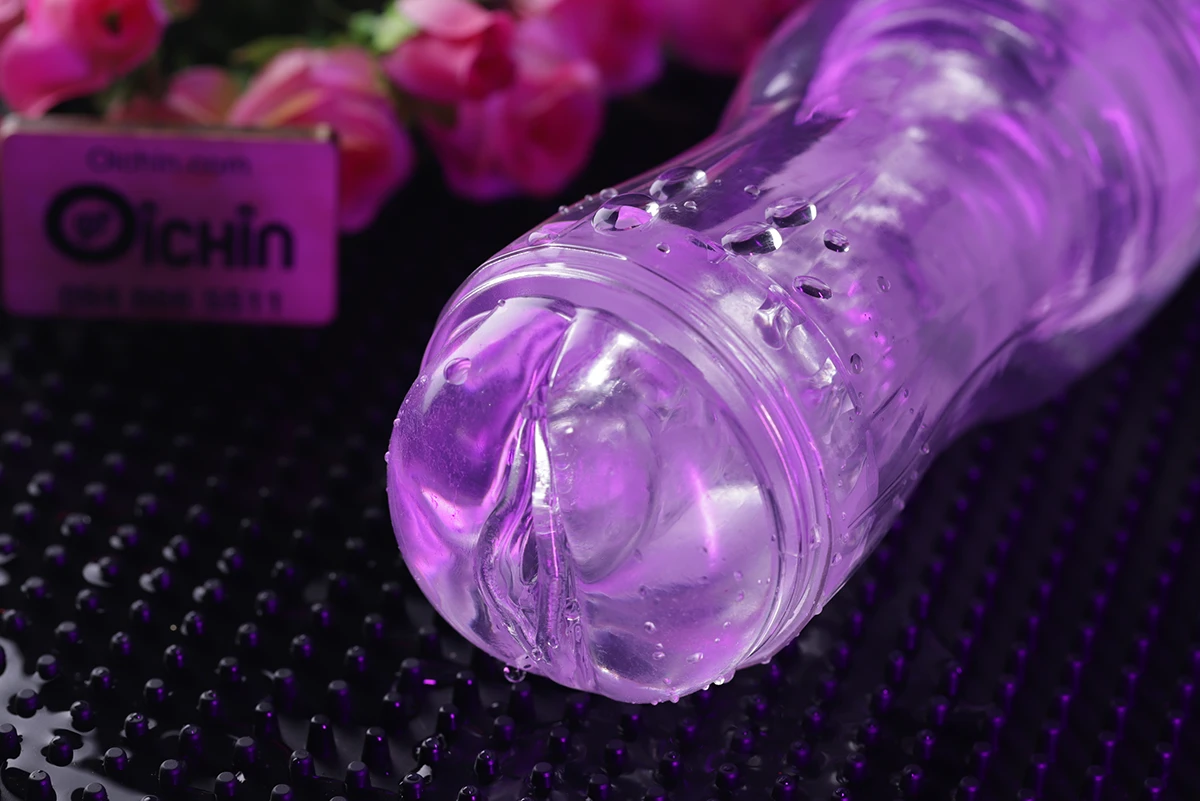 Cốc thủ dâm 2 đầu Ice crystal sử dụng được trong nhà tắm