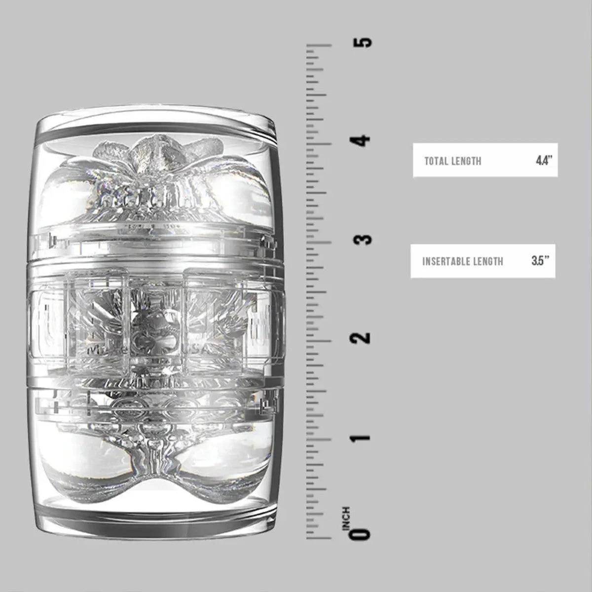 Ảnh thông số kích thước của Fleshlight Quickshot STOYA