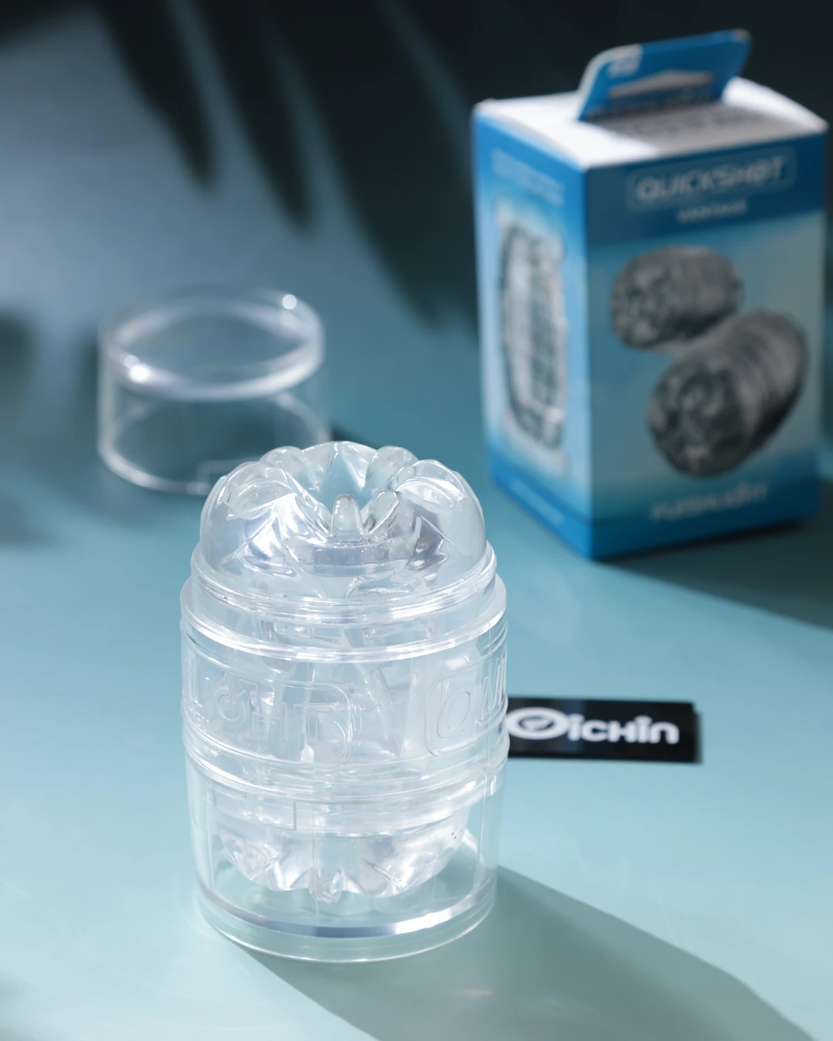 Cốc thủ dâm Fleshlight Quick Shot Vantage trong suốt hiển thị chi tiết
