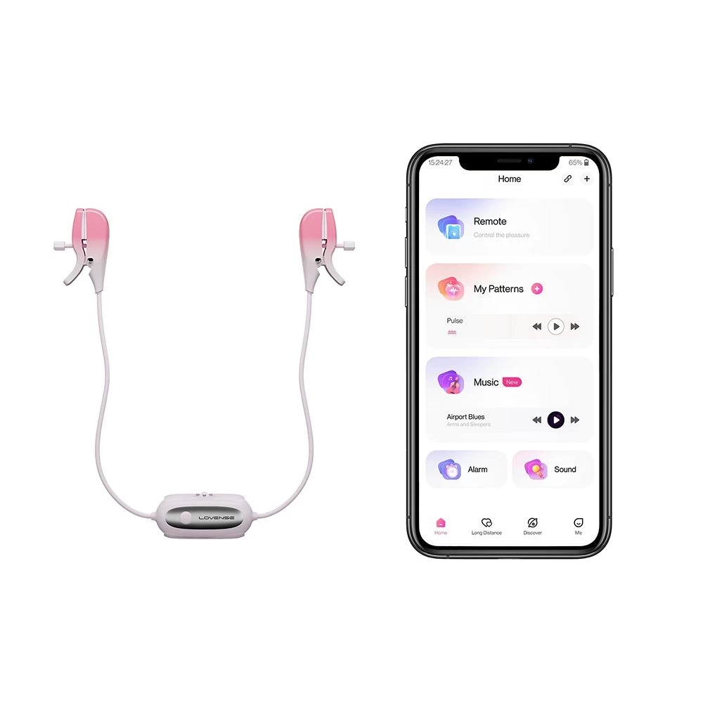 Lovense Gemini Nipple Clamps