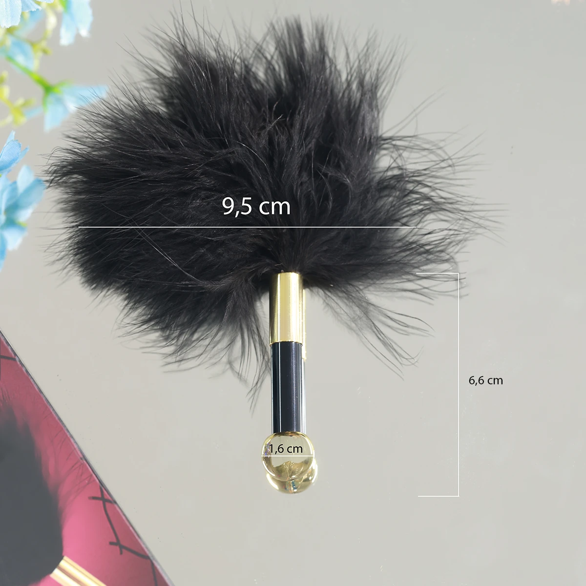 Ảnh thông số kích thước của Chisa Senuelo Feather Tickler