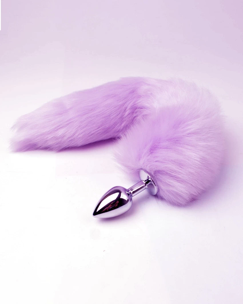 Đuôi cáo cosplay tím