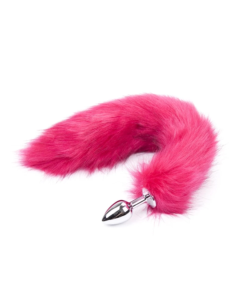 Đuôi cáo cosplay màu hồng 