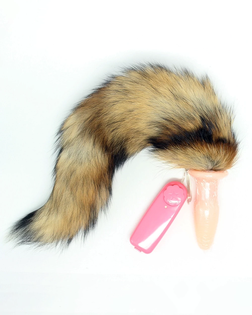 Sextoy đuôi cáo silicone có rung