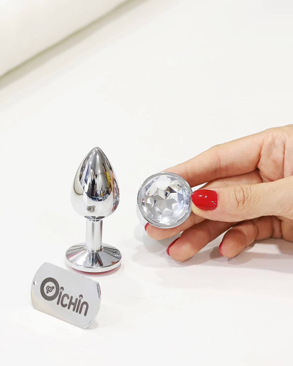 Phích cắm hậu môn màu trắng