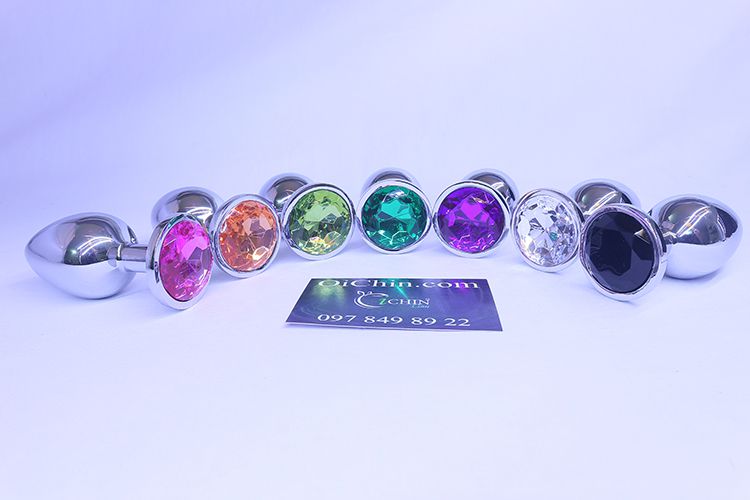 Phích cắm hậu môn INOX được chụp thực tế bởi Oichin