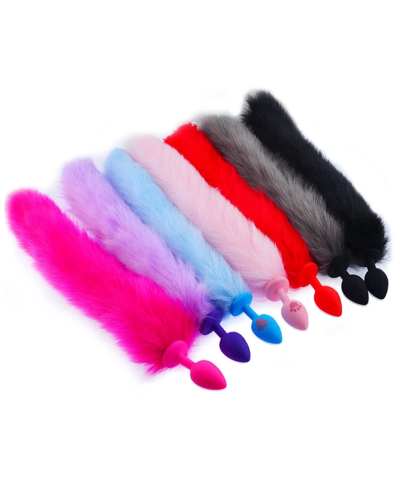 Sextoy đuôi cáo silicone