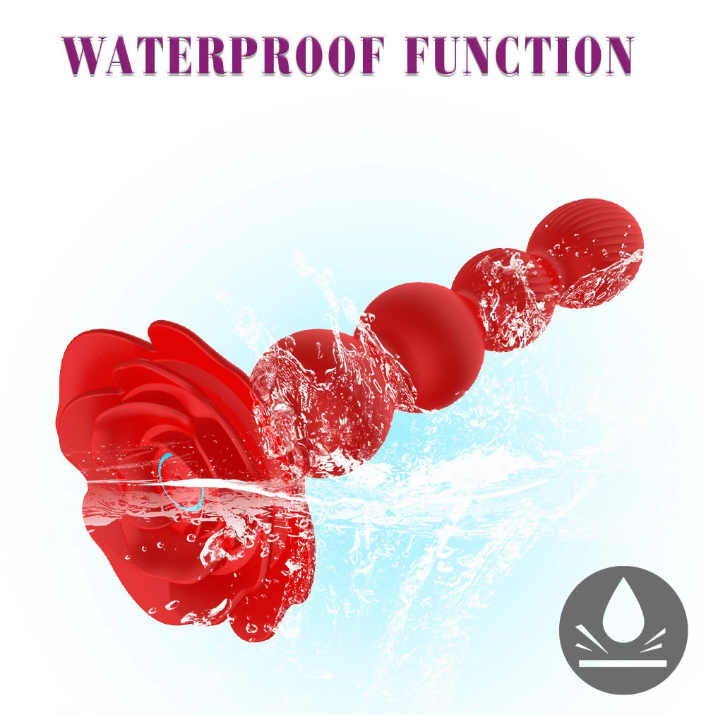 Butt Plug Flower hạt xoắn