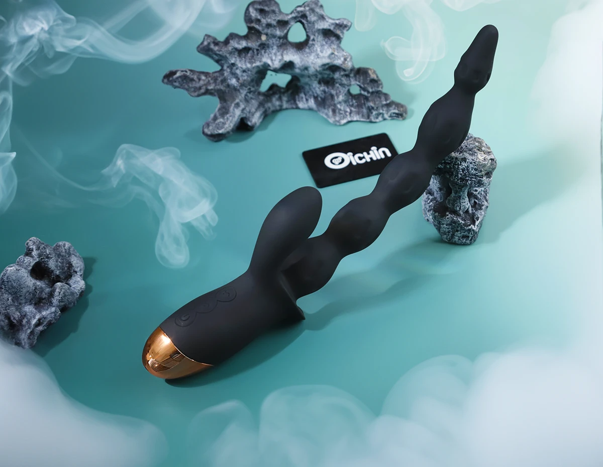 Dụng cụ tình yêu Black Pull Beads