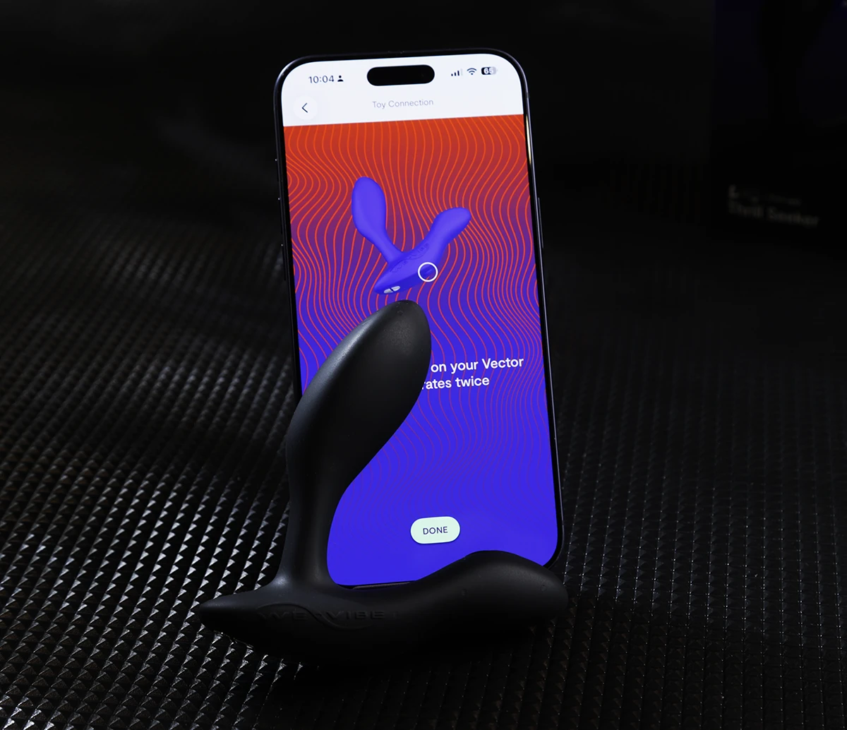 Ứng dụng điều khiển Bluetooth máy massage We-vibe Vector + trên smartphone