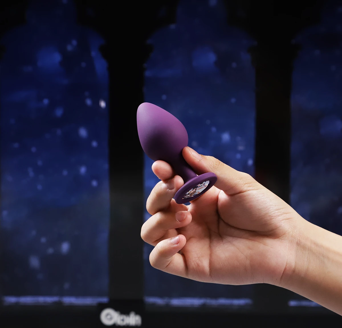 Phích cắm silicone Gem Series cầm tay hiển thị kích thước