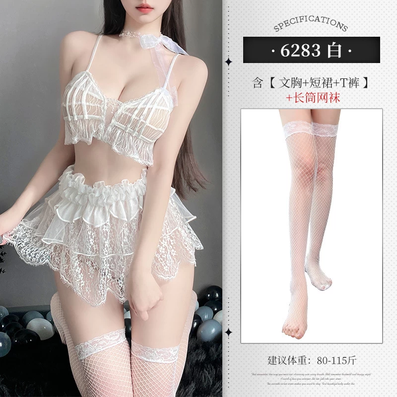 Đồ lót ren lưới 2 mảnh